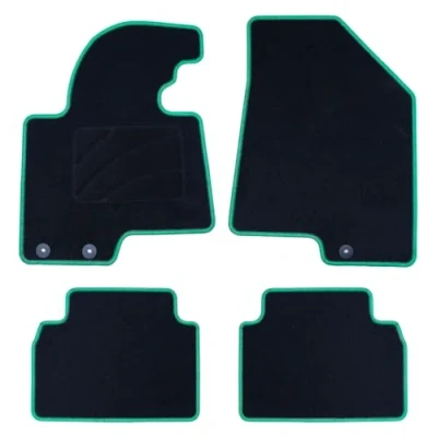 Imagen de OCC DESIGN ALFOMBRA A MEDIDA SPORTAGE (2010 2016) 5PZ RIBETE VERDE