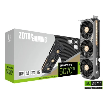 Imagen de Tarjeta Grafica Zotac GeForce RTX5070Ti SOLID SFF OC 16GB