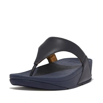 Imagen de Fitflop Puntera de Cuero Lulu, Sandalia Mujer, Deepest Blue, 38.5 EU