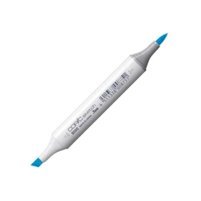 Imagen de Copic Sketch B000, Azul porcelana pálido, Rotulador doble con punta mediana y de pincel