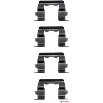 Imagen de BREMBO A 02 259 Kit de accesorios, pastillas frenos