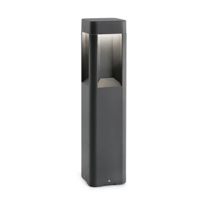 Imagen de Faro Barcelona 71199 NAYA Baliza (bombilla incluida) LED, 6W, cuerpo de aluminio y difusor pc, color gris