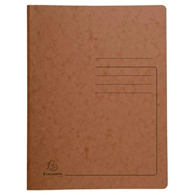 Imagen de Exacompta 240238E Carpeta archivadora con resorte para documentos perforados (355 g/m2), color marrón