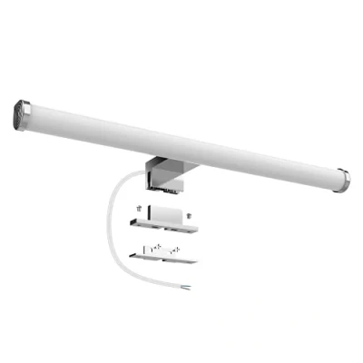 Imagen de Aourow Lámpara de Espejo LED 40cm 10W 1200lm,Luz Baño Neutra Blanca Súper Brillante 4000K,Impermeable IP44,Aplique No Estroboscópico 230V,Clase II(Sin Interruptor)