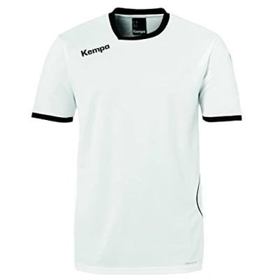 Imagen de Kempa Curve Camiseta de Juego, Hombre, Blanco/Negro, 128