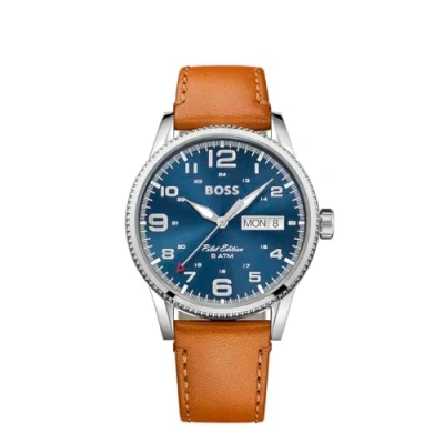 Imagen de BOSS Reloj Cronógrafo de Cuarzo para hombre con Correa en Acero Inoxidable plateada 1513527