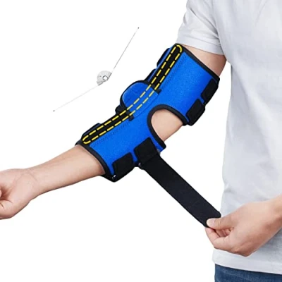 Imagen de Codera, Codo Inmovilizador para Síndrome del Túnel Cubital, Hay 4 ángulos que Pueden ser Ajustados,para las Articulaciones Tendinitis, Tenista,para Hombres y Mujeres L/XL