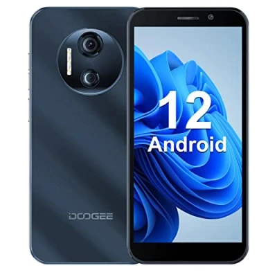 Imagen de Moviles Baratos y Buenos, DOOGEE X97 Pro 4GB RAM+64GB ROM Telefono Movil, Android 12, 4200mAh Batería, 6.0&quot; HD+ Pulgadas Smartphone Barato 4G Dual SIM, Doble Cámara 12MP, NFC/GPS/OTG/Face ID Azul