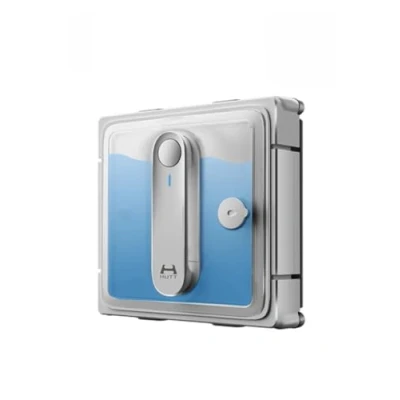 Imagen de HUTT W9 Robot de Limpieza Ventanas y fregonas para Superficies como Azulejos, Espejos, etc. (Potencia succión máxima 3800 Pa, 4 glándulas pulverización, Tanque panorámico 150 ml,