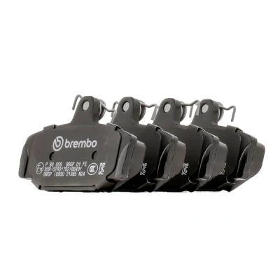 Imagen de BREMBO P 86 009 Juego de pastillas freno excl. contacto avisador desgaste con tornillos pinza sin accesorios