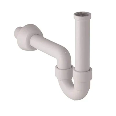 Imagen de Geberit Serie 151.100.11.1. Sifón para lavabo en PP (polipropileno) de color blanco, orientable, 11/4 x 40 mm