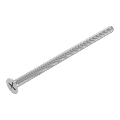Imagen de SECCARO Tornillo avellanado M5 x 90 mm, acero inoxidable V2A VA A2, DIN 965, Phillips / PZ, rosca completa, 20 unidades