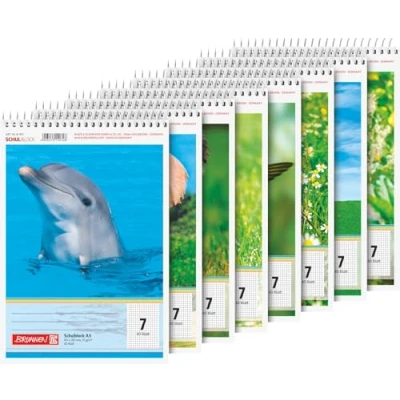 Imagen de Baier &amp; Schneider Cuaderno de animales, espiral, 70 g/m², A5, cuadriculado, 40 hojas