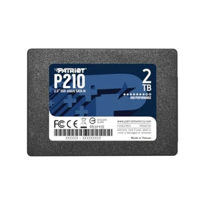 Imagen de Patriot P210 SSD 2TB SATA III Disco Sólido Interno 2.5&quot; P210S2TB25