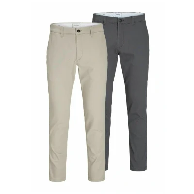 Imagen de JACK &amp; JONES Jjimarco Jjdave Sa Paquete de 2 Pantalones para Hombre, Vajilla, 28W/30L