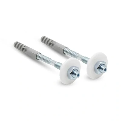 Imagen de DOJA Barcelona Tornillos de Fijacion para Lavabo M8x100 Pack 2 Sujetar Tacos Sujeción Lavabo, Inodoro, Sujecion Cisterna Baño, Recambios, Vater