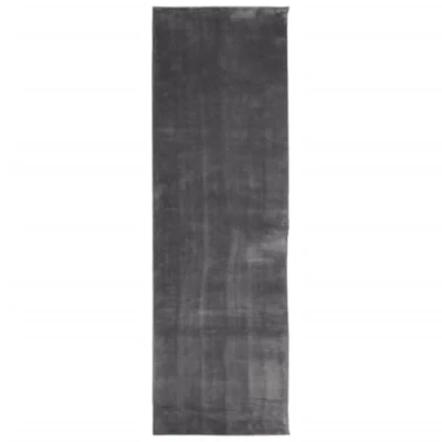 Imagen de vidaXL Alfombra de Pelo Corto y Suave Lavable, Tapete Suelo, Alfombrilla Antideslizante, para Salón Dormitorio Pasillo, Gris Antracita