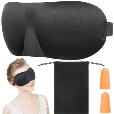 Imagen de Blindfold for sleeping + earplugs