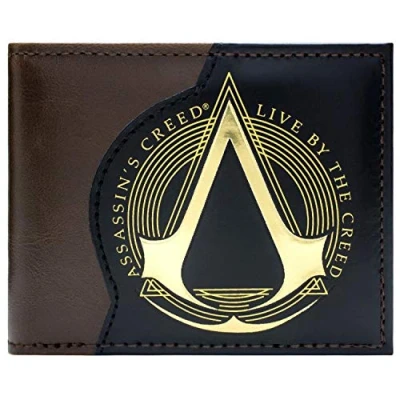 Imagen de Assassins Creed Live By The Emblem Cartera Para Id Y Tarjeta, marrón