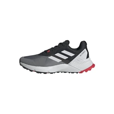 Imagen de adidas Terrex Soulstride Trail Running Shoes, Zapatillas de Deporte Hombre, Grey Four Dash Pure Ruby, 39 1/3 EU