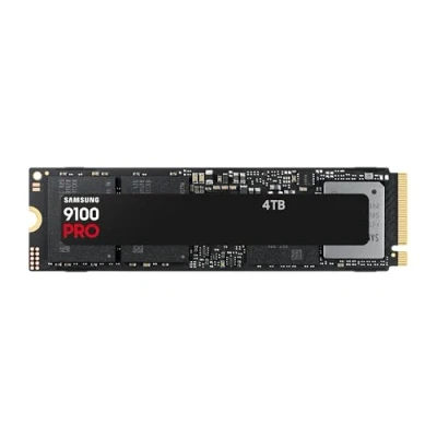 Imagen de Samsung 9100 PRO NVMe M.2 SSD, 4 TB, PCIe 5.0, 14.800 MB/s de lectura, 13.400 escritura, SSD interno para juegos, edición vídeo y AI, negro, MZ VAP4T0BW