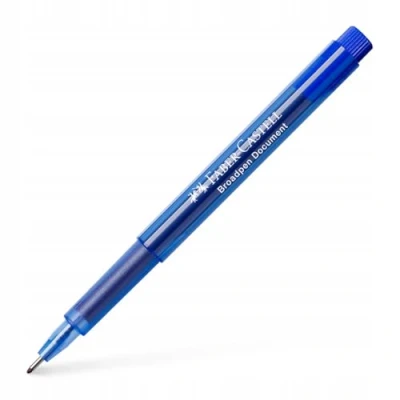 Imagen de FABER CASTELL  Juego de 3 rotuladores Fineliner Broadpen 1554 trazo 0,8 mm, azul