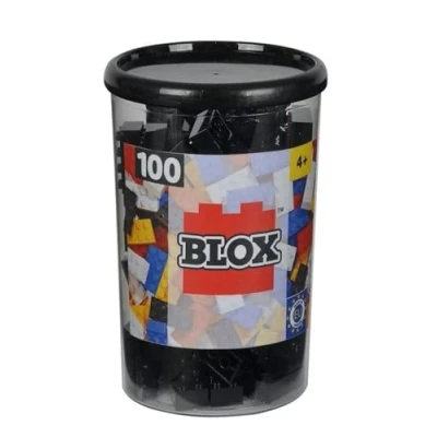 Imagen de Blox Bote de 100 Bloques, Color Negro (Simba 4118916)