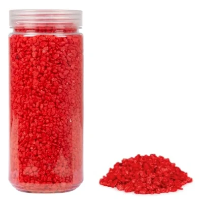 Imagen de Heku 30332 13 Granulado Decorativo (750 g, en Caja Reutilizable), Color Rojo