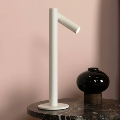 Imagen de Lucide Lámpara de mesa LED recargable Antrim, blanca, 1 luz, IP54, atenuable
