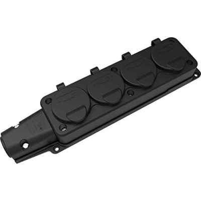 Imagen de Juego de enchufes goma maciza Schuko (16 A/250 V), 250.00V