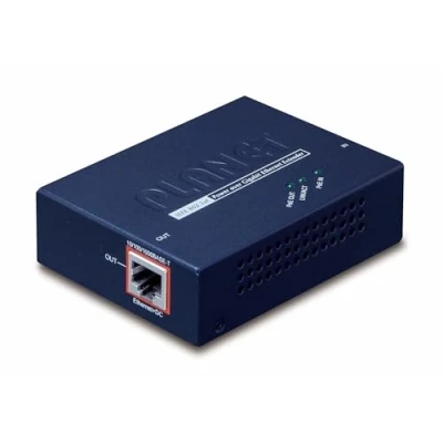 Imagen de Planet POE E201 Network transmitter &amp; receiver Negro Repetidor de red (Network receiver, 100 m, 1000 Mbit/s, Cat5,Cat5e,Cat6, 10/100/1000Base T(X), IEEE 802.3,IEEE 802.3ab,IEEE 802.3at,IEEE 802.3u,IEEE 802.3x)