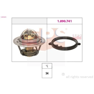 Imagen de EPS 1.879.972 Termostato, refrigerante 54 FORD: Transit Connect V408 Furgón, FIESTA 7