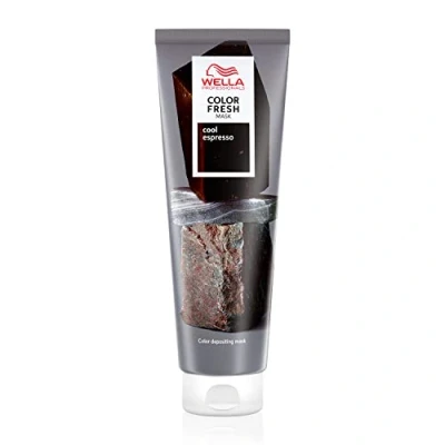 Imagen de Wella Professionals color Fresh Mask Mascarilla de Coloración temporal Revive el del cabello Hidratante Tono Cool Espresso 150ml