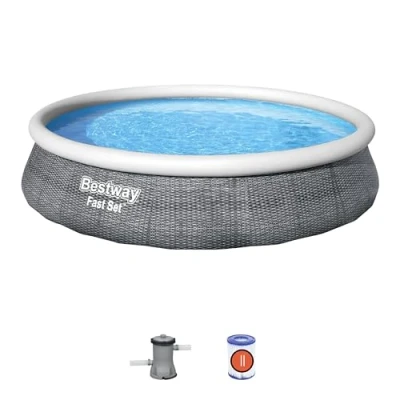 Imagen de Bestway Steel Pro MAX 10&#039; x 30&quot;/3.05m 76cm Pool Set, redondo, multicolor, 8321260