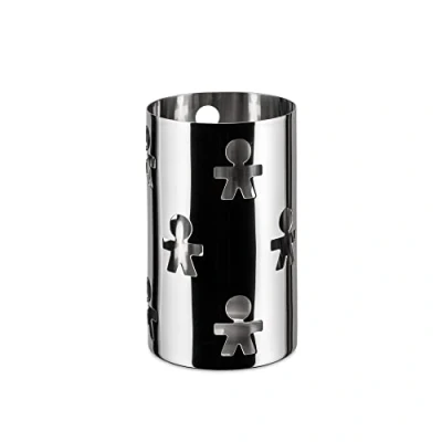 Imagen de ALESSI Girotondo AKK09 Portacolines de Diseño con Decoración Perforada, Acero Inoxidable, Plateado, 1/2&quot;