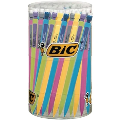 Imagen de BIC Matic Fun Bote de 60 unidades, portaminas HB (0,7 mm), colores surtidos