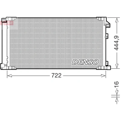 Imagen de Condensador, aire acondicionado DENSO DCN51019