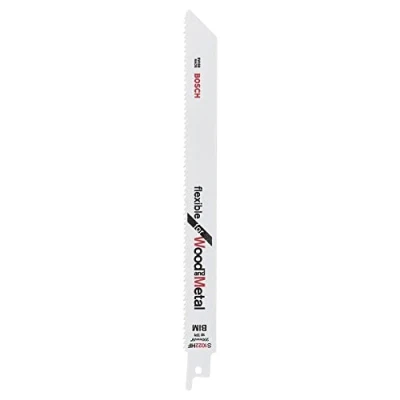 Imagen de Bosch Accessories 100 unidades Hoja de sierra sable S 1022 HF Flexible for Wood and Metal (Longitud 200 mm, accesorio sable)