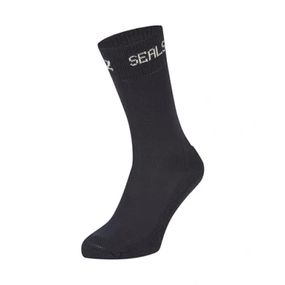 Imagen de SEALSKINZ Suffield Solo Merino Sock Calcetines no impermeables azul marino Grande, marino, L