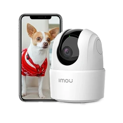 Imagen de Imou 4MP Cámara Vigilancia WiFi Interior para Mascotas,360 IP con Detección de Humano, Visión Nocturna, Audio Bidireccional, Control Remoto, Modo Privacidad,Compatible Alexa