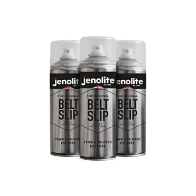 Imagen de JENOLITE Spray Antideslizante para Correas 3x400ml Bandas en V Elimina Deslizamientos, Chirridos y Previene el Secado Agrietamiento