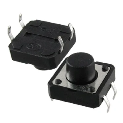 Imagen de sourcing map a11111400ux0132 10 piezas panel de 12 x mm 7,5 pcb momentánea táctil tacto push button switch chapuzón