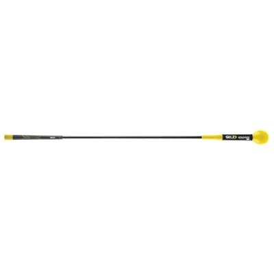 Imagen de SKLZ Golftrainingsprodukt Golf Gold Flex Kraft Und Timing Trainer Herramienta para Mejorar el Swing, Unisex, Negro/Amarillo, Talla única