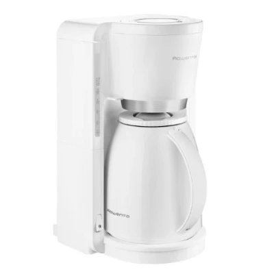 Imagen de Rowenta CT3801 CAFETERA DE Filtro 1 L Semi Automã Tica, 850 W, 14 Cups, 44 Decibeles, Acero Inoxidable, Blanco
