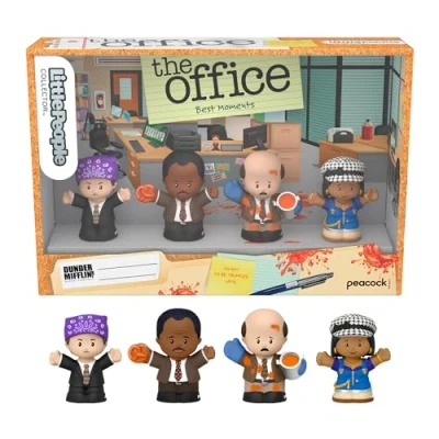Imagen de LITTLEPEOPLE COLLECTOR The Office, edición Especial de la Serie televisión para Adultos y Fans, Caja Que se Puede exponer, 4 Figuras + 13 años, HVG56