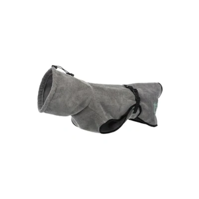 Imagen de Trixie Bata de baño para Perros, Tela derizo,XS:30cm,Gris