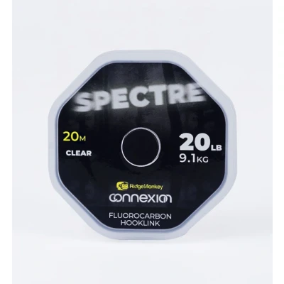 Imagen de RidgeMonkey Connexion Spectre Fluorocarbon Hooklink 20lb/9,1kg Helder 20m Material para bajos de línea carpfishing