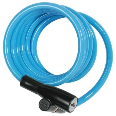 Imagen de ABUS candado de cable en espiral 3506K bicicleta flexible 6 mm grosor nivel seguridad 1 120 cm color aleatorio