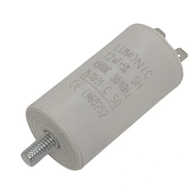 Imagen de Lumonic Condensador de arranque con Enchufe 6,3x0,8mm I 12µF 450V 34x65mm 12uF motor carcasa plástico fun
