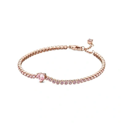 Imagen de Pandora Timeless Mujeres Brazalete Baño de oro rosa 14 quilates 580041C01 16
